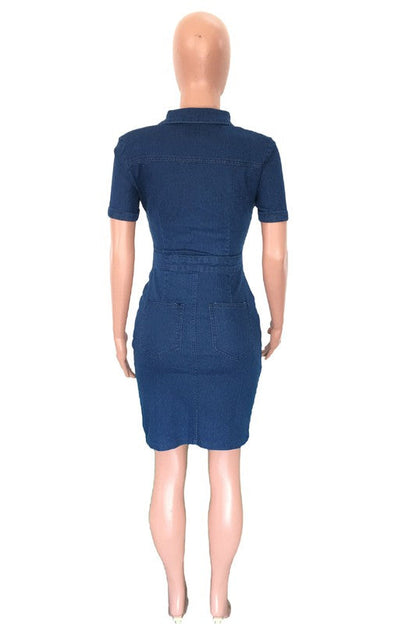 FASHION DENIM DRESS